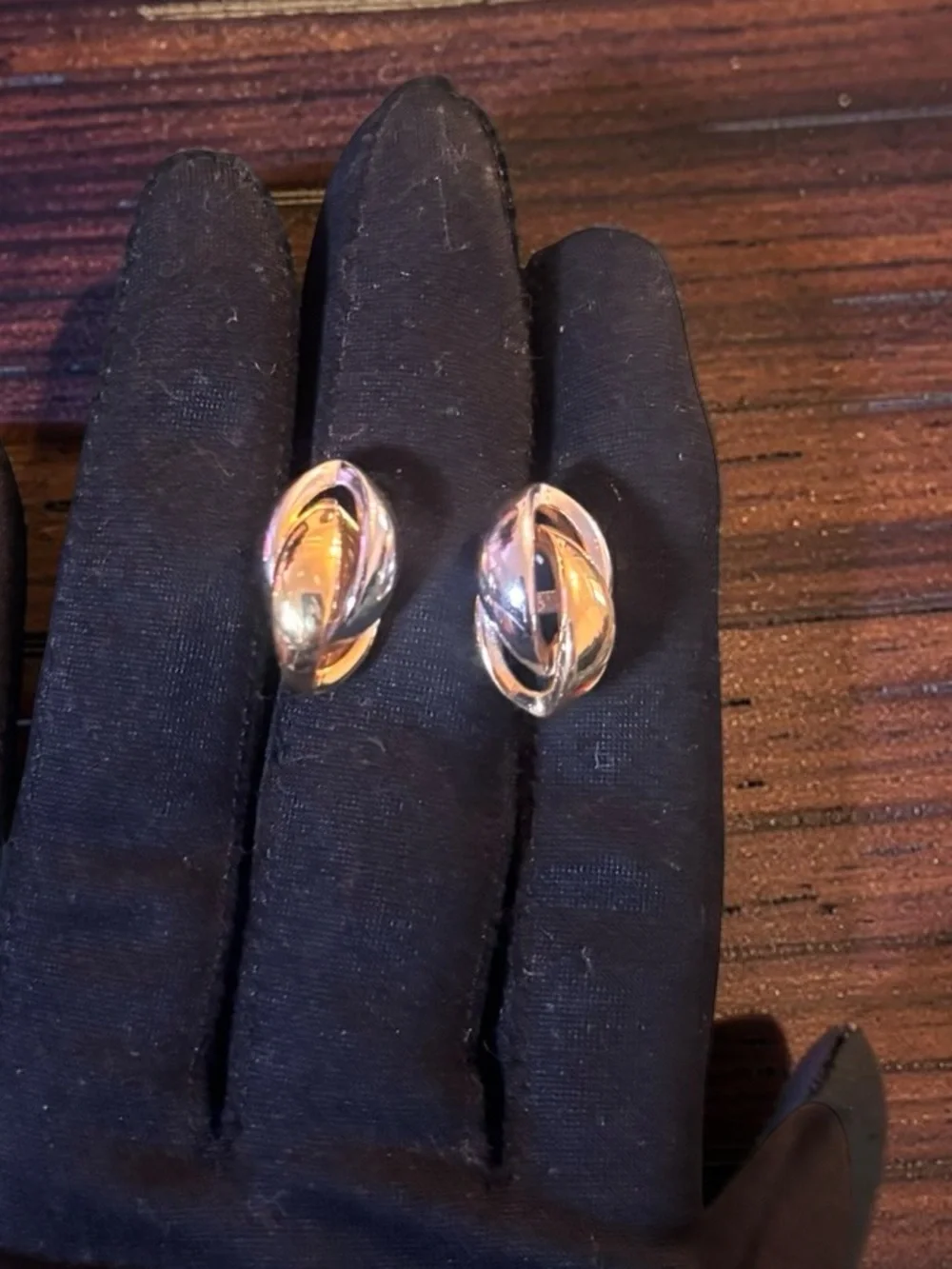 Authentic Givenchy Two Tone silver/gold cufflinks